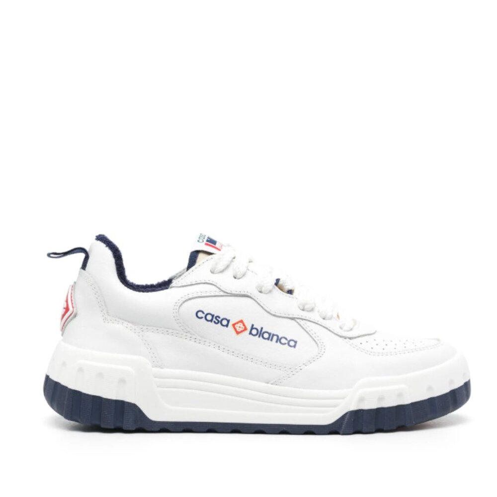 BNWT AW24 CASABLANCA LEATHER COURT SNEAKERS 44